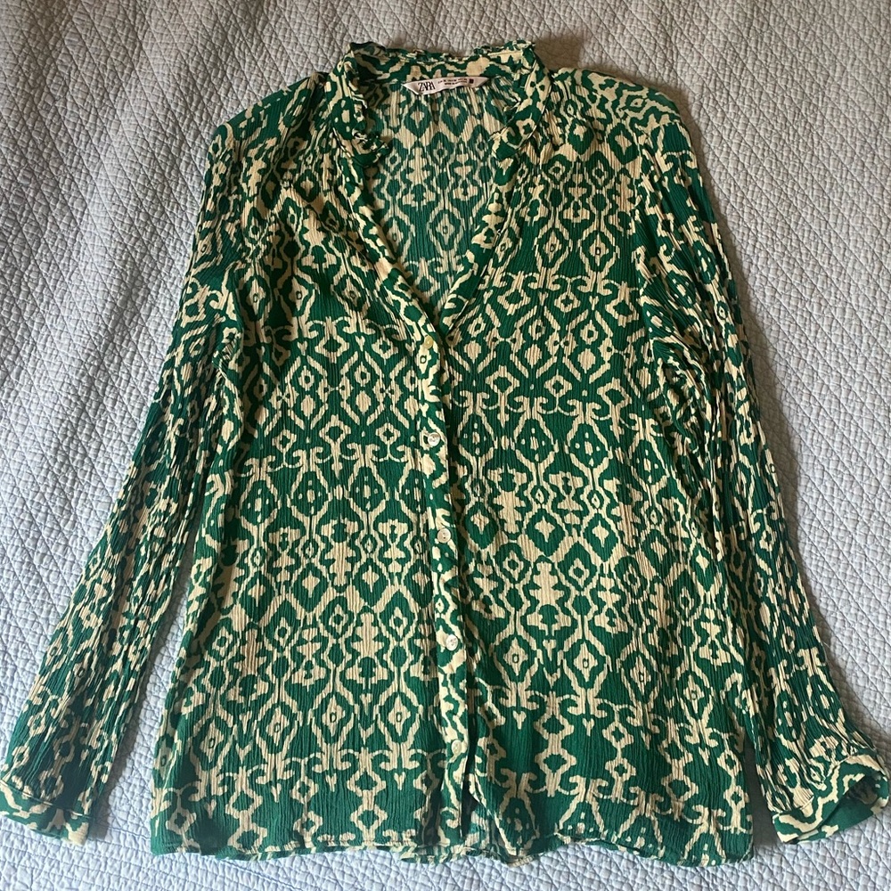 zara blouse